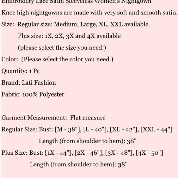 2X, Aqua Dolly Nightgown - Picture 5 of 5